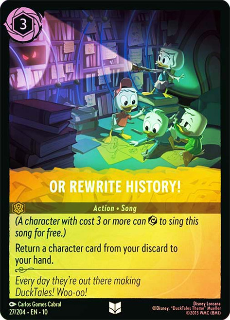 Or Rewrite History!
Whispers in the Well
Single
Lorcana