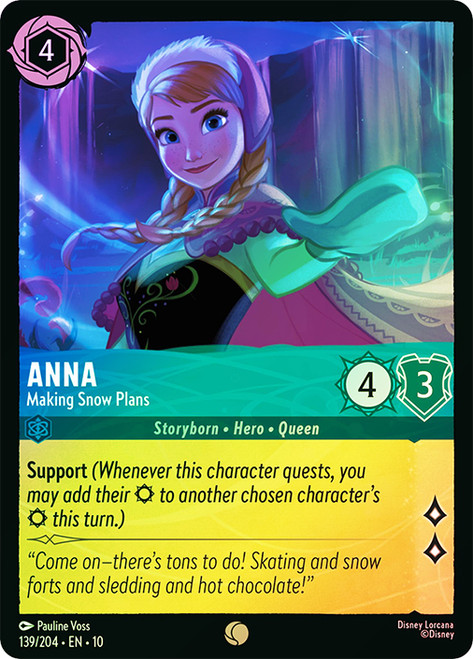 Anna - Making Snow Plans
Whispers in the Well
Single
Lorcana