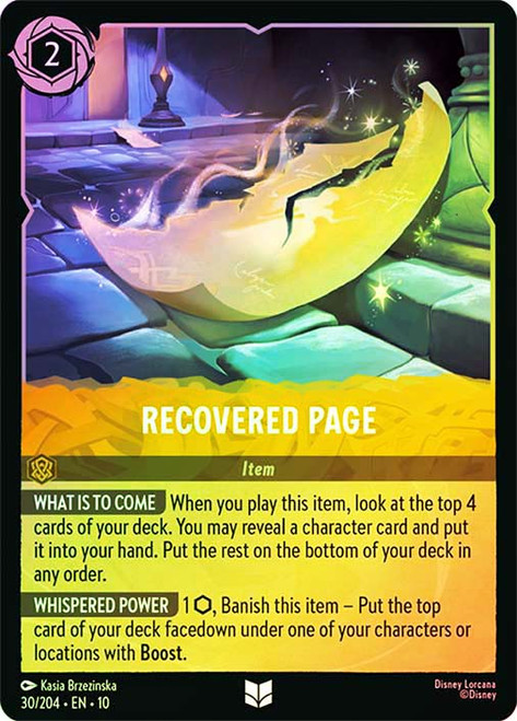 Recovered Page
Whispers in the Well
Single
Lorcana