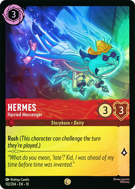 Hermes - Harried Messenger
Whispers in the Well
Single
Lorcana