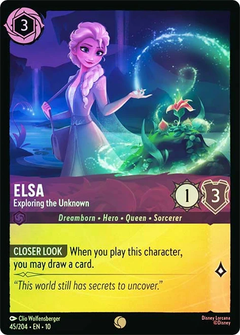 ロルカナ　INTO THE UNKNOWN エンチャンテッド エルサ Elsa - Exploring the Unknown | Whispers in the Well | Star City Games
