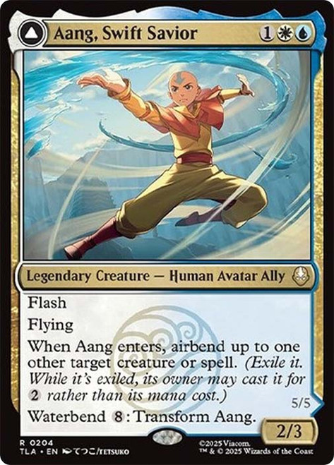 Aang, Swift Savior // Aang and La, Ocean's Fury\nAvatar: The Last Airbender\nSingle\nMagic The Gathering