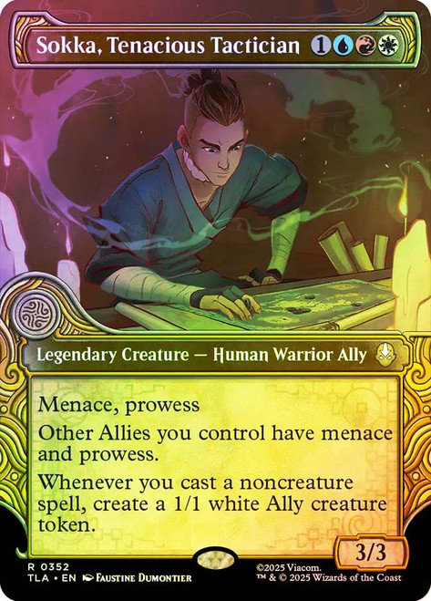 Sokka, Tenacious Tactician (Showcase)\nAvatar: The Last Airbender - Variants\nSingle\nMagic The Gathering