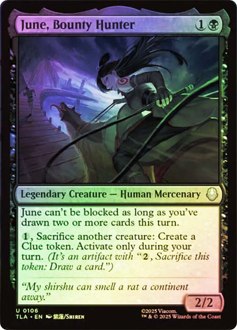 June, Bounty Hunter\nAvatar: The Last Airbender\nSingle\nMagic The Gathering