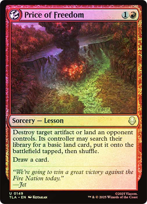 Price of Freedom\nAvatar: The Last Airbender\nSingle\nMagic The Gathering