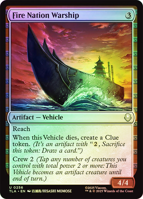 Fire Nation Warship\nAvatar: The Last Airbender\nSingle\nMagic The Gathering
