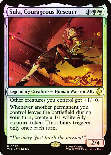 Suki, Courageous Rescuer\nAvatar: The Last Airbender\nSingle\nMagic The Gathering