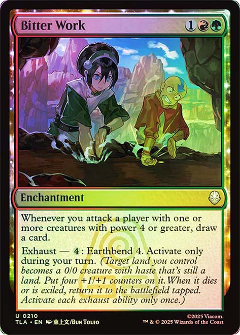 Bitter Work\nAvatar: The Last Airbender\nSingle\nMagic The Gathering
