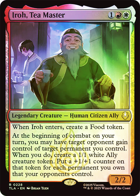 Iroh, Tea Master\nAvatar: The Last Airbender\nSingle\nMagic The Gathering