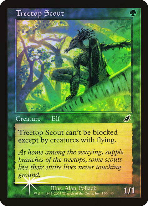 Treetop Scout\nScourge\nSingle\nMagic The Gathering