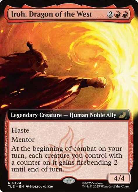 Iroh, Dragon of the West (Extended Art)\nAvatar: The Last Airbender Eternal Variants\nSingle\nMagic The Gathering