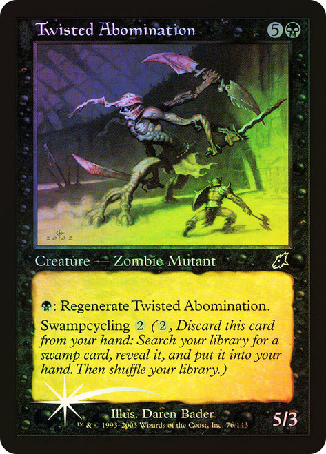 Twisted Abomination\nScourge\nSingle\nMagic The Gathering