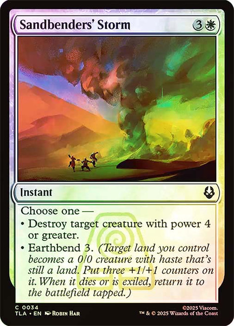 Sandbender's Storm\nAvatar: The Last Airbender\nSingle\nMagic The Gathering