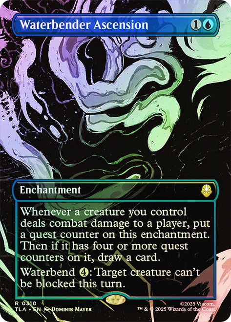 Waterbender Ascension (Borderless)\nAvatar: The Last Airbender - Variants\nSingle\nMagic The Gathering