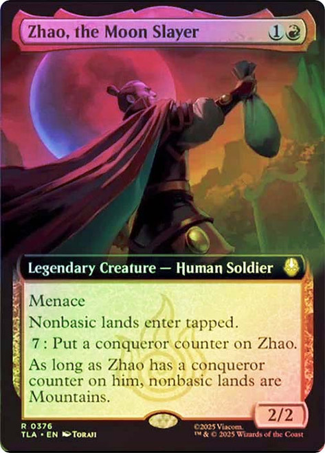 Zhao, the Moon Slayer (Extended Art)\nAvatar: The Last Airbender - Variants\nSingle\nMagic The Gathering