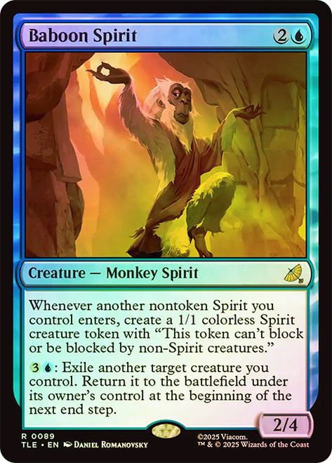 Baboon Spirit\nAvatar: The Last Airbender Eternal\nSingle\nMagic The Gathering