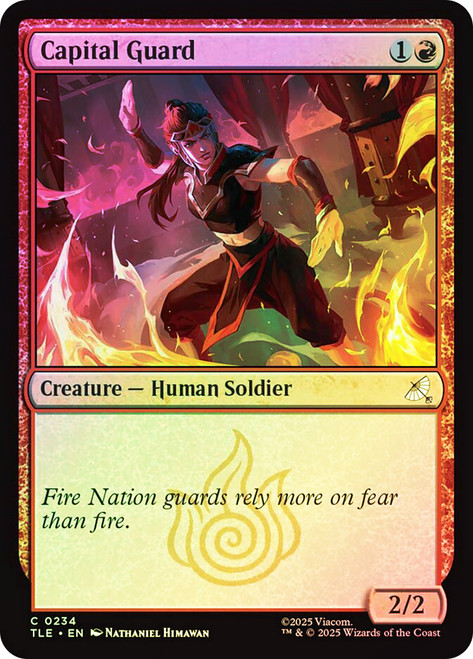 Capital Guard (#234)
Avatar: The Last Airbender Eternal
Single
Magic: The Gathering