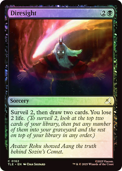 Diresight\nAvatar: The Last Airbender Eternal\nSingle\nMagic The Gathering