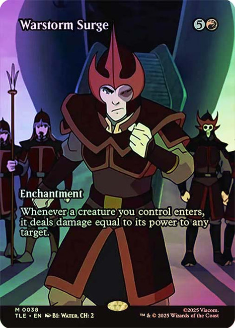 Warstorm Surge (Borderless)\nAvatar: The Last Airbender Eternal Variants\nSingle\nMagic The Gathering