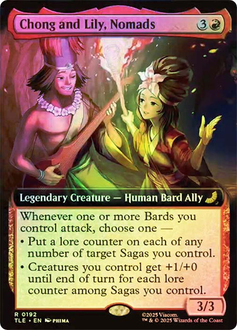 Chong and Lily, Nomads (Extended Art)\nAvatar: The Last Airbender Eternal Variants\nSingle\nMagic The Gathering