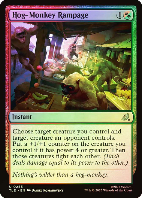 Hog-Monkey Rampage\nAvatar: The Last Airbender Eternal\nSingle\nMagic The Gathering