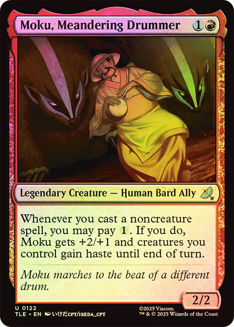 Moku, Meandering Drummer\nAvatar: The Last Airbender Eternal\nSingle\nMagic The Gathering