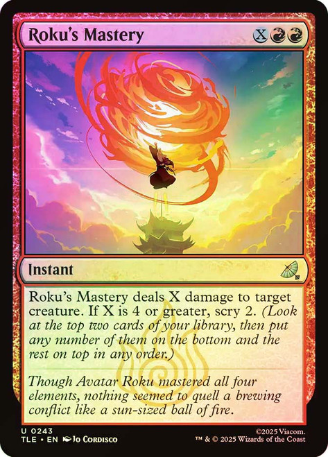 Roku's Mastery\nAvatar: The Last Airbender Eternal\nSingle\nMagic The Gathering