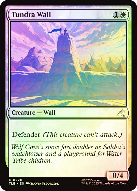 Tundra Wall
Avatar: The Last Airbender Eternal
Single
Magic: The Gathering