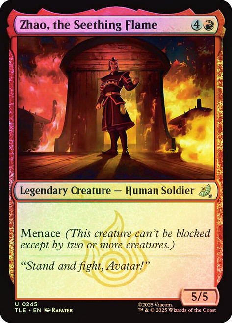 Zhao, the Seething Flame
Avatar: The Last Airbender Eternal
Single
Magic: The Gathering