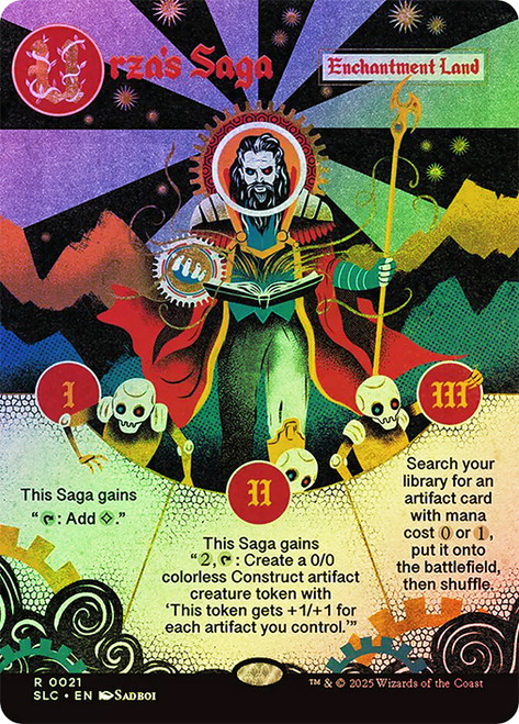 Urza's Saga (Secret Lair Countdown) (Borderless)\nPromo: General\nSingle\nMagic The Gathering