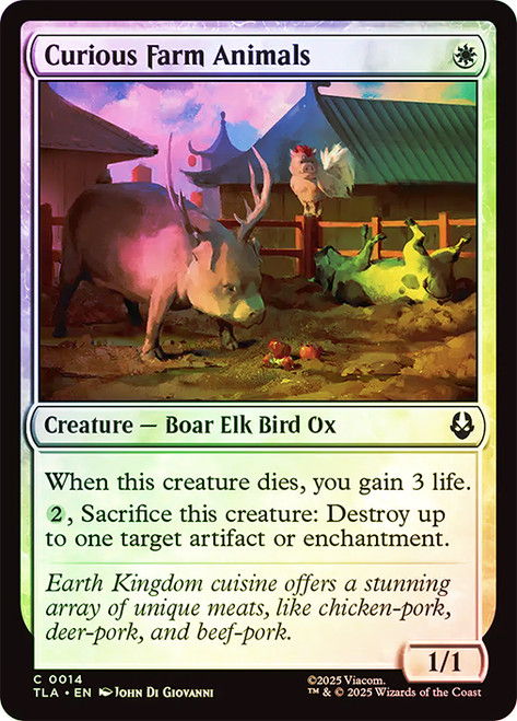 Curious Farm Animals\nAvatar: The Last Airbender\nSingle\nMagic The Gathering