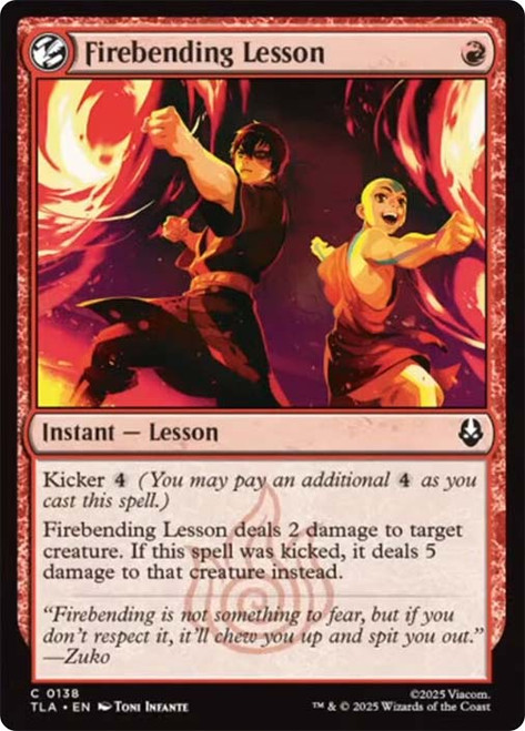 Firebending Lesson\nAvatar: The Last Airbender\nSingle\nMagic The Gathering