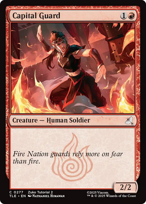 Capital Guard (#277)\nAvatar: The Last Airbender Eternal\nSingle\nMagic The Gathering