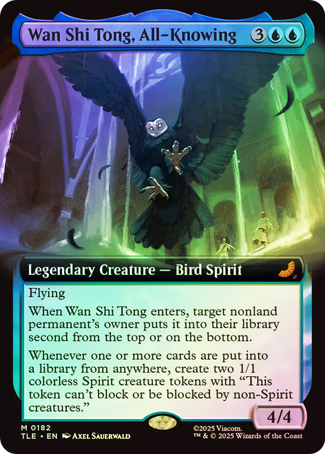 Wan Shi Tong, All-Knowing (Extended Art)\nAvatar: The Last Airbender Eternal Variants\nSingle\nMagic The Gathering