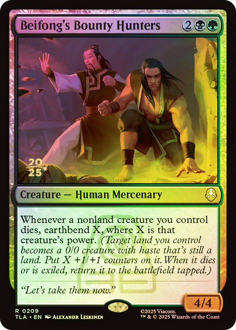 Beifong's Bounty Hunters (Prerelease) (Avatar: The Last Airbender)
Promo
Single
Magic: The Gathering