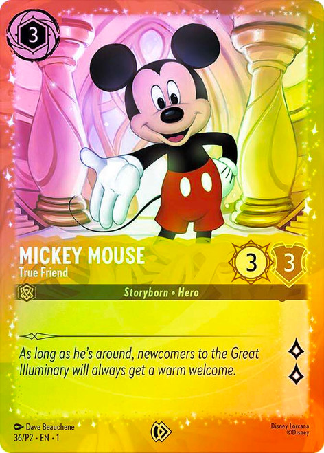 Mickey Mouse - True Friend (Continentals 2024) (Blank Signature