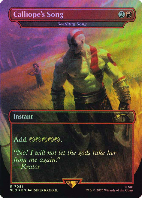 Seething Song (Calliope's Song) (PlayStation) (Secret Lair) (Borderless)
Promo
Single
Magic: The Gathering