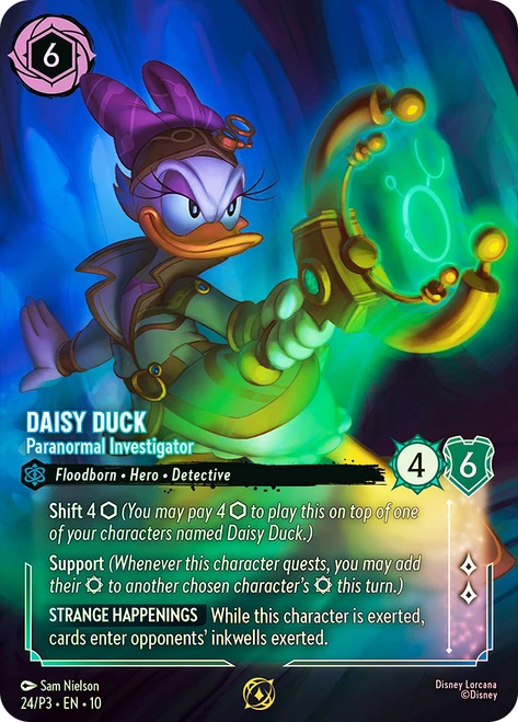 Daisy Duck - Paranormal Investigator (Set Championship)
Promotional Cards
Single
Lorcana