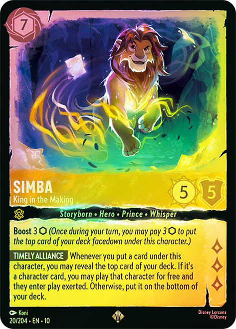 Simba - King in the Making
Whispers in the Well
Single
Lorcana