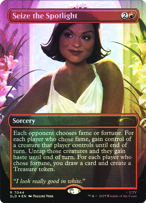 Seize the Spotlight (The Office)
Secret Lair Drop
Single
Magic: The Gathering
