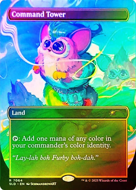 Command Tower (Furby) (Secret Lair) (#7064)
Secret Lair Drop
Single
Magic: The Gathering