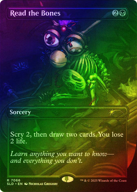 Read the Bones (Furby) (Secret Lair) (#7066)
Secret Lair Drop
Single
Magic: The Gathering
