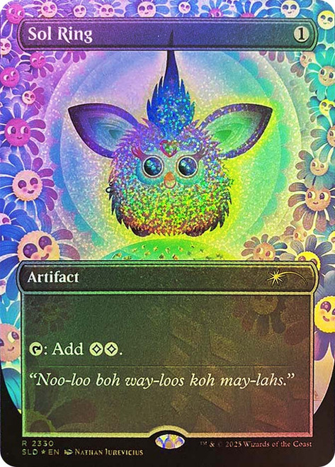 Sol Ring (Furby) (Secret Lair) (#2330)
Secret Lair Drop
Single
Magic: The Gathering
