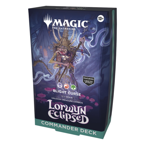 Lorwyn Eclipsed Commander Deck - Blight Curse
Lorwyn Eclipsed Commander
Sealed
Magic: The Gathering