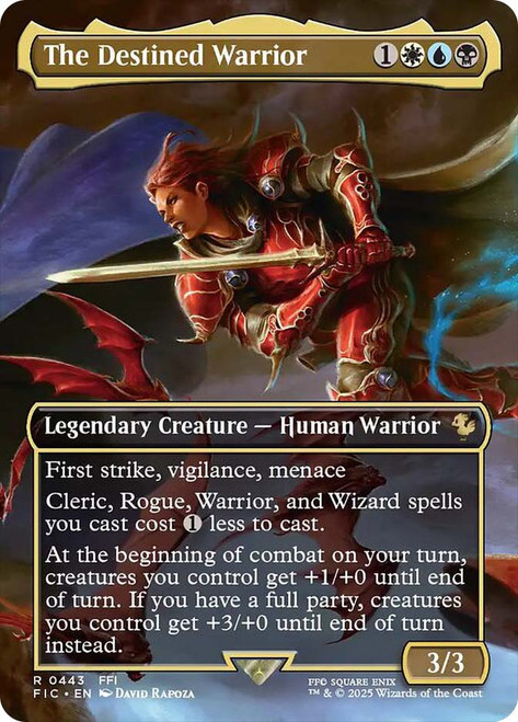 The Destined Warrior
FINAL FANTASY Commander
Single
Magic: The Gathering