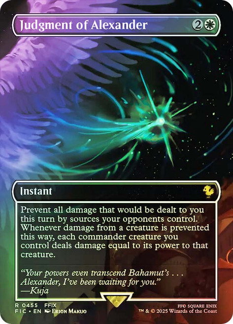 Judgment of Alexander
FINAL FANTASY Commander
Single
Magic: The Gathering