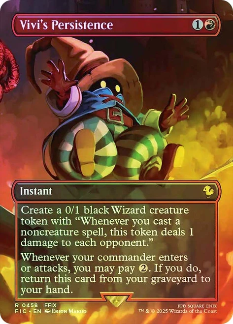 Vivi's Persistence
FINAL FANTASY Commander
Single
Magic: The Gathering