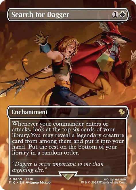Search for Dagger
FINAL FANTASY Commander
Single
Magic: The Gathering