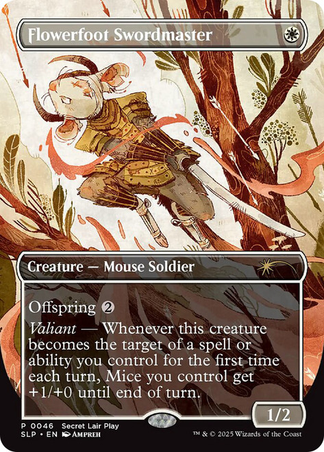 Flowerfoot Swordmaster (Secret Lair Play)
Secret Lair Drop
Single
Magic: The Gathering