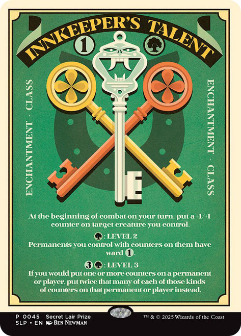 Innkeeper's Talent (Secret Lair Prize)
Secret Lair Drop
Single
Magic: The Gathering